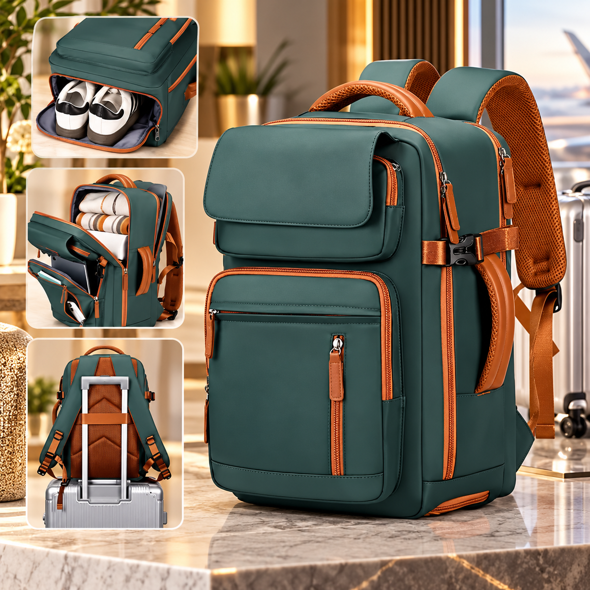 Voyager Luxe Travel Backpack