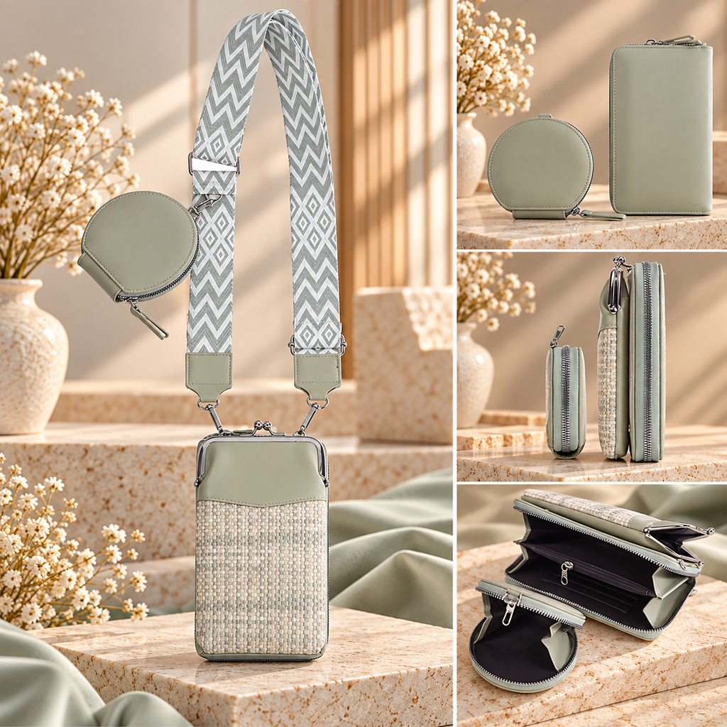 Luxe Crossbody Phone Wallet