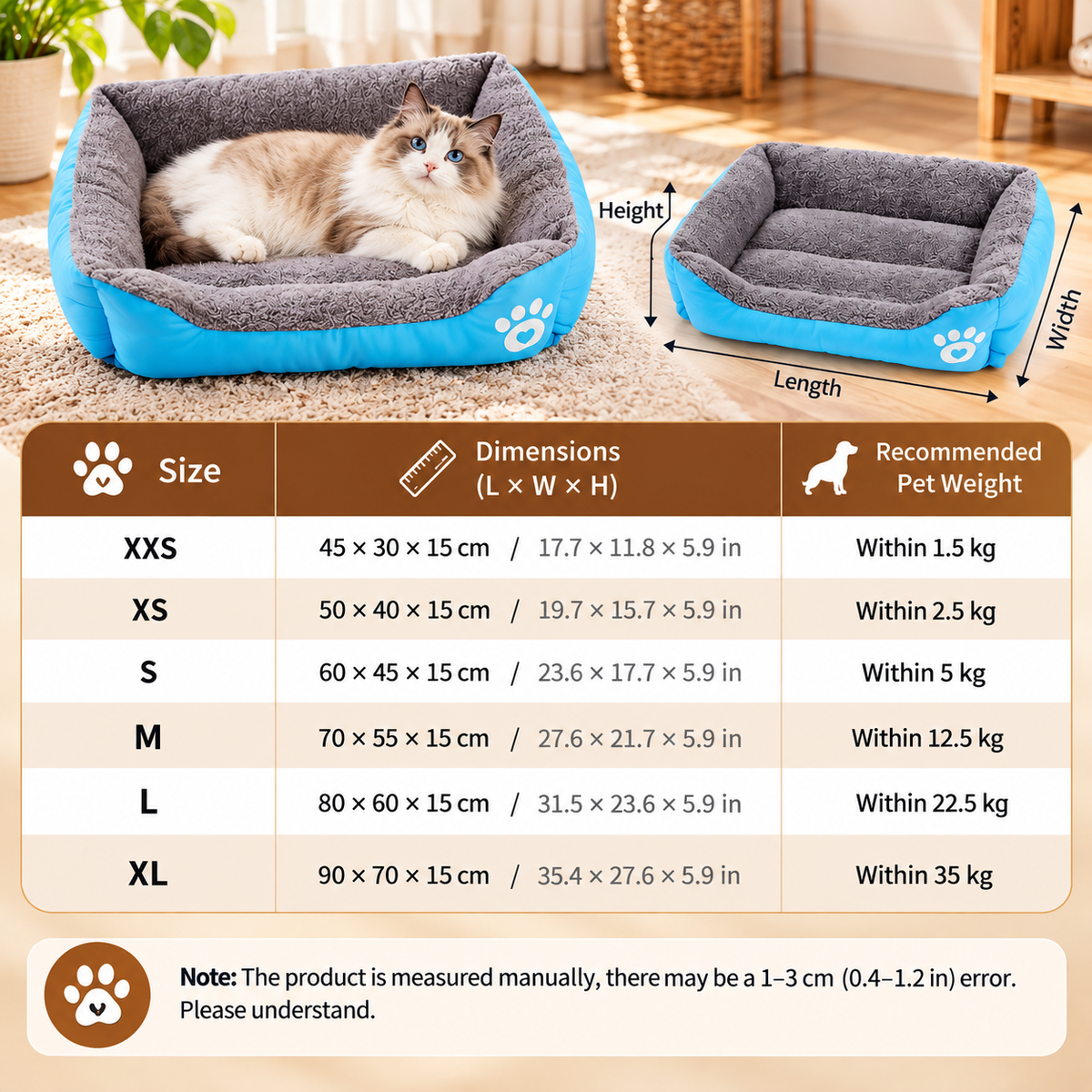 Royal Comfort Pet Sofa Bed