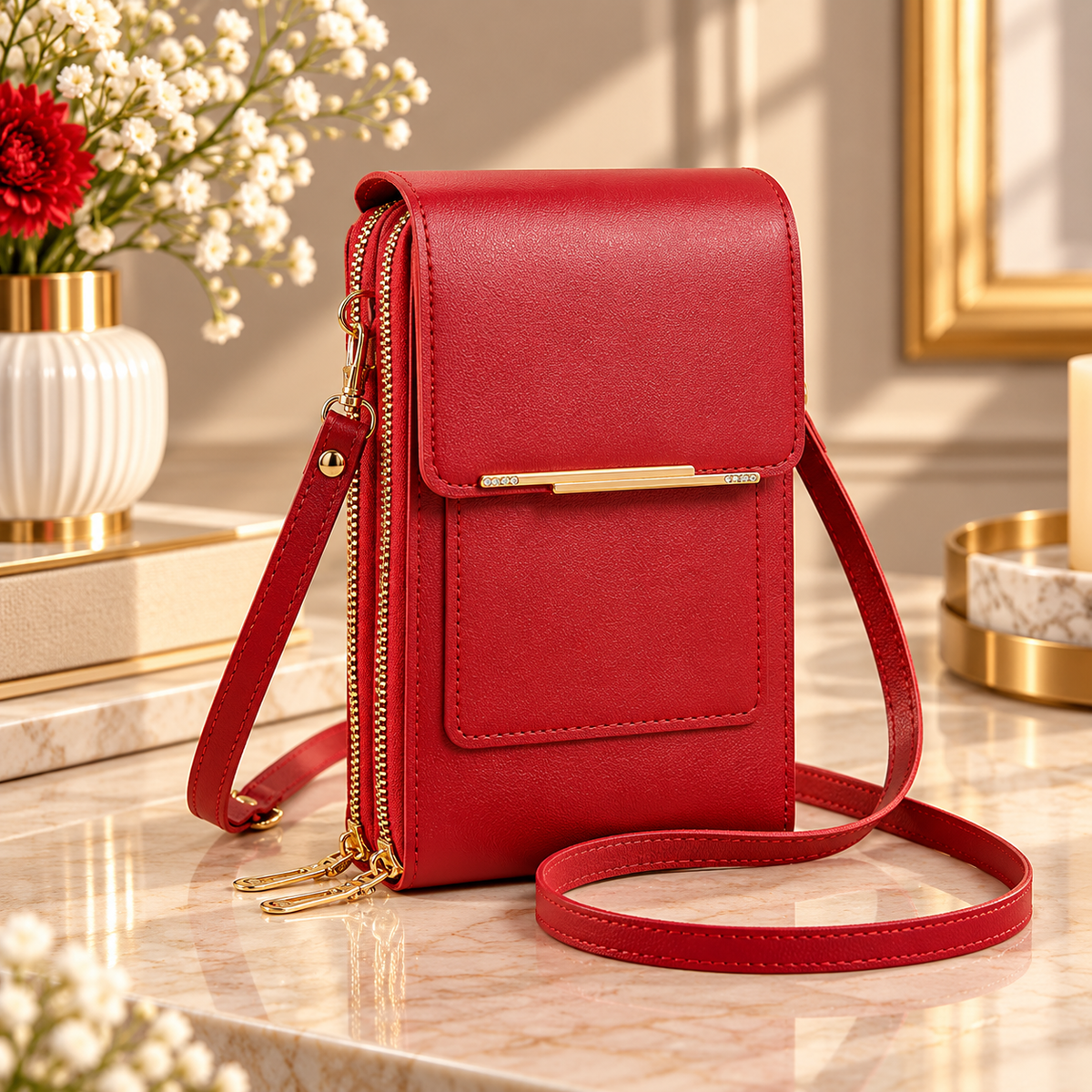 Touchscreen Crossbody Phone Wallet