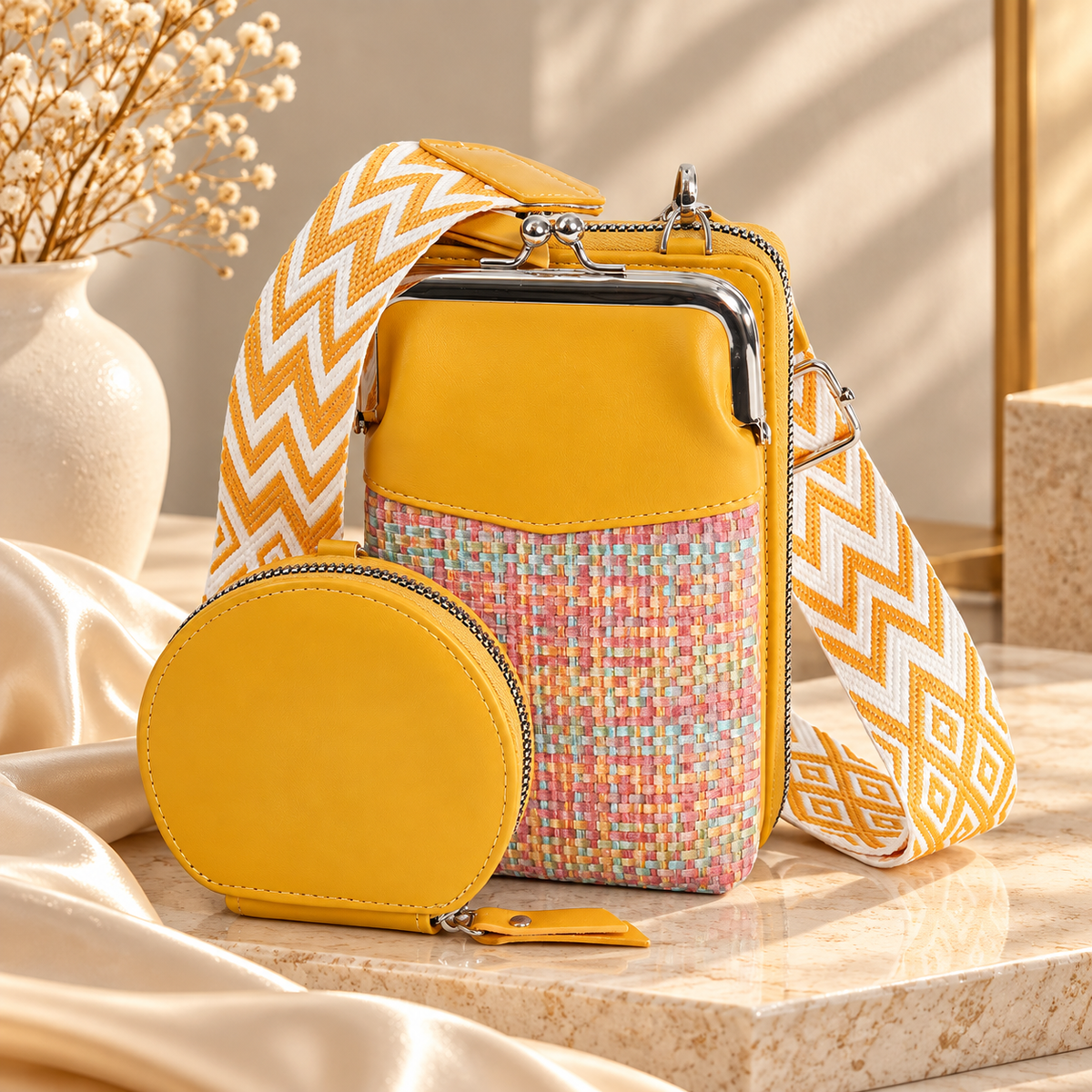 Luxe Crossbody Phone Wallet