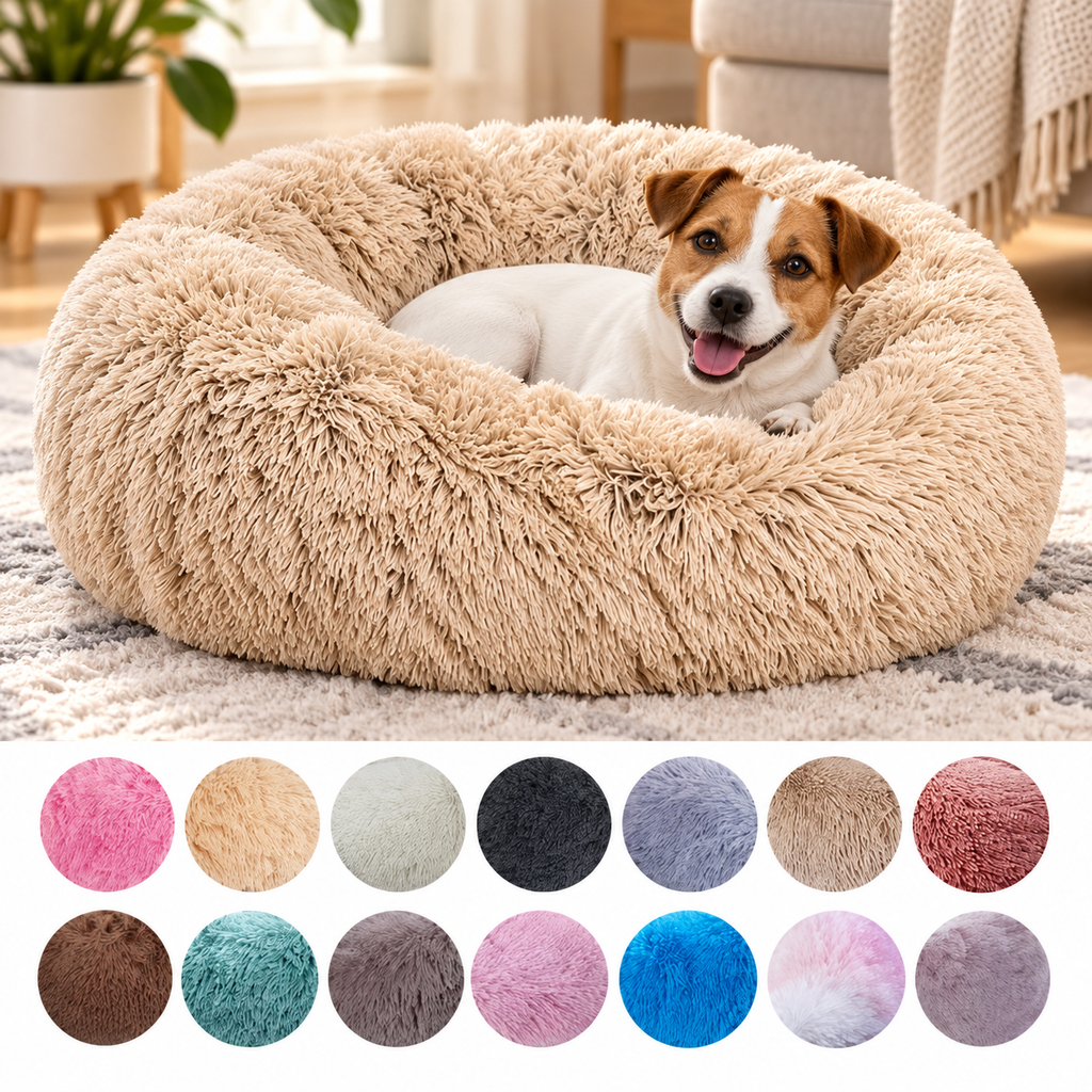LuxeCloud Plush Pet Bed