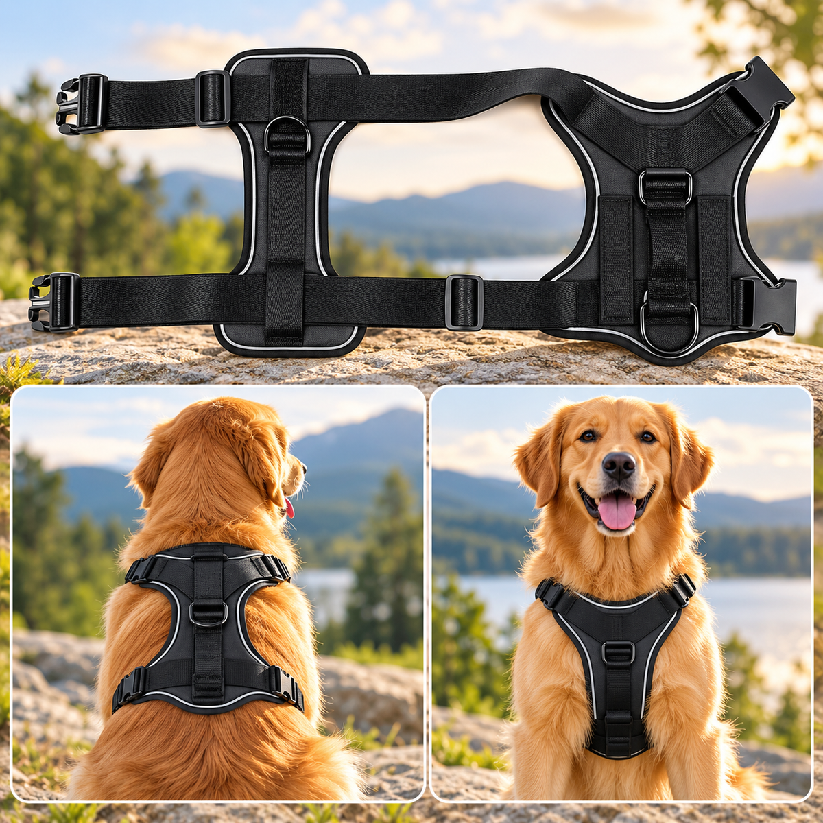 EliteGuard Reflective Dog Harness