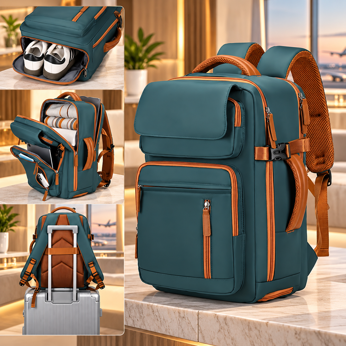 Voyager Luxe Travel Backpack