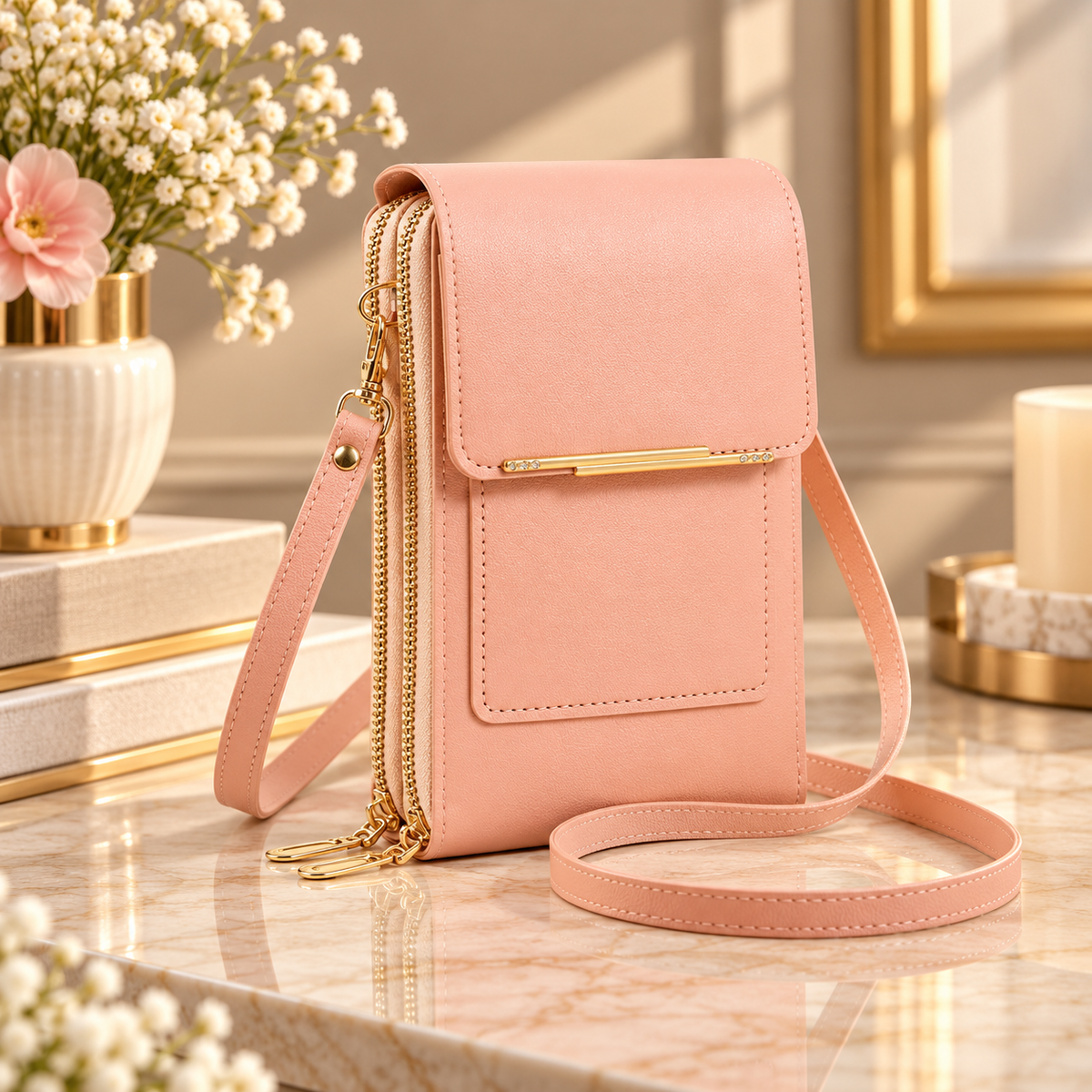 Touchscreen Crossbody Phone Wallet