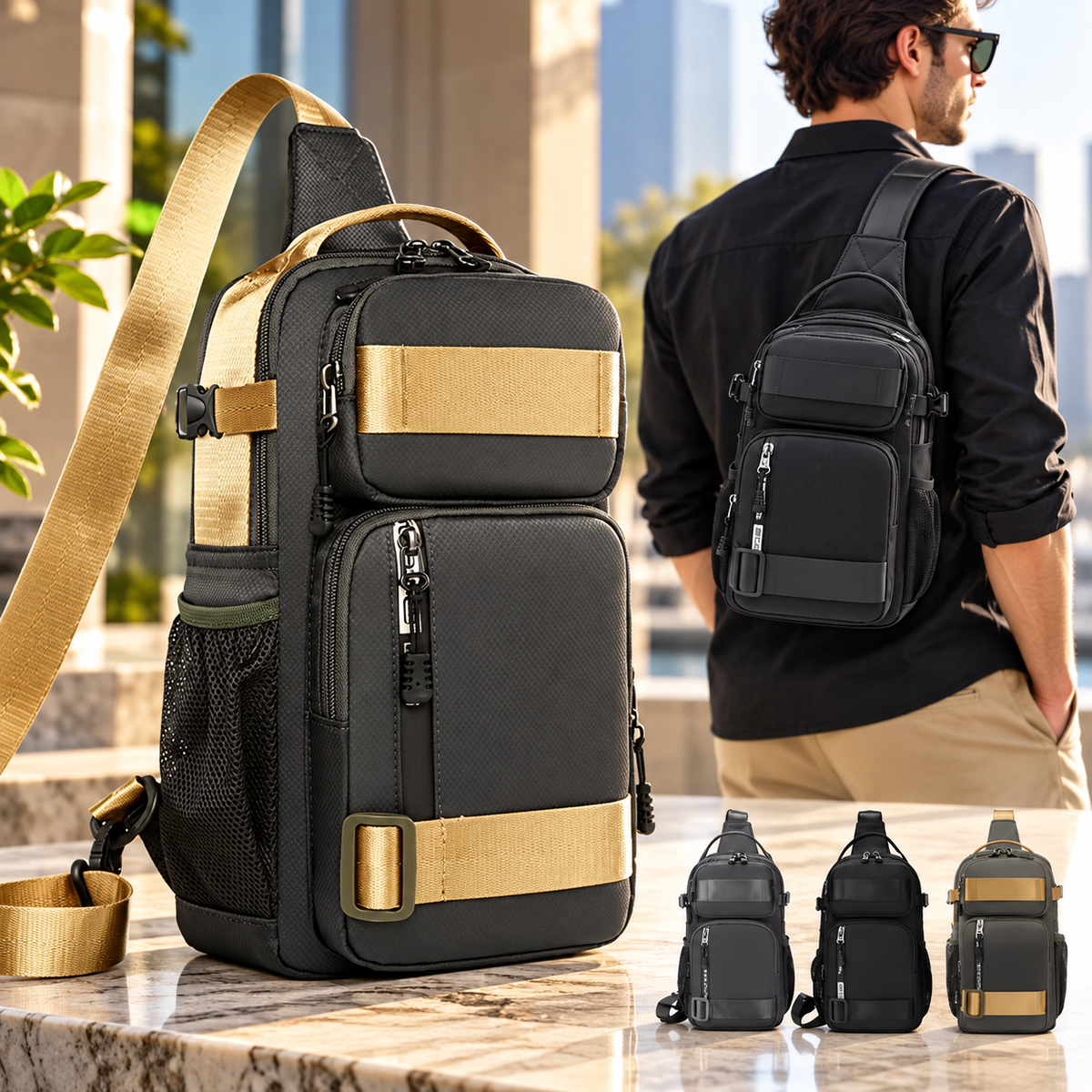 Urban Voyager Crossbody Bag