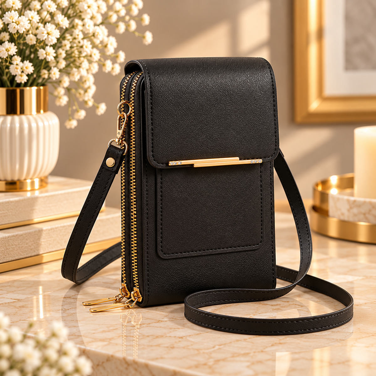 Touchscreen Crossbody Phone Wallet