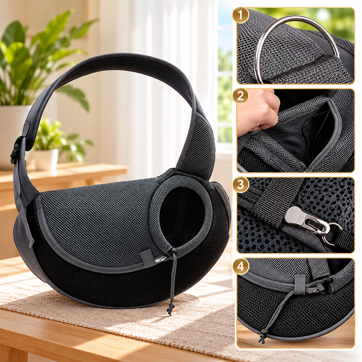 UrbanPaw Travel Sling