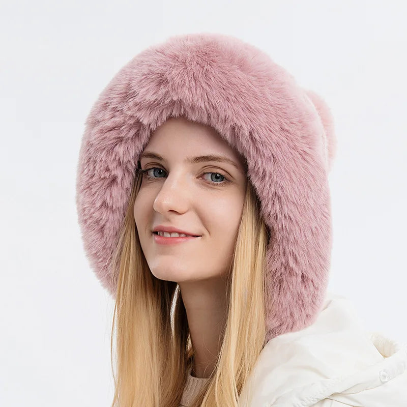 Luxe Fur Knit Hood