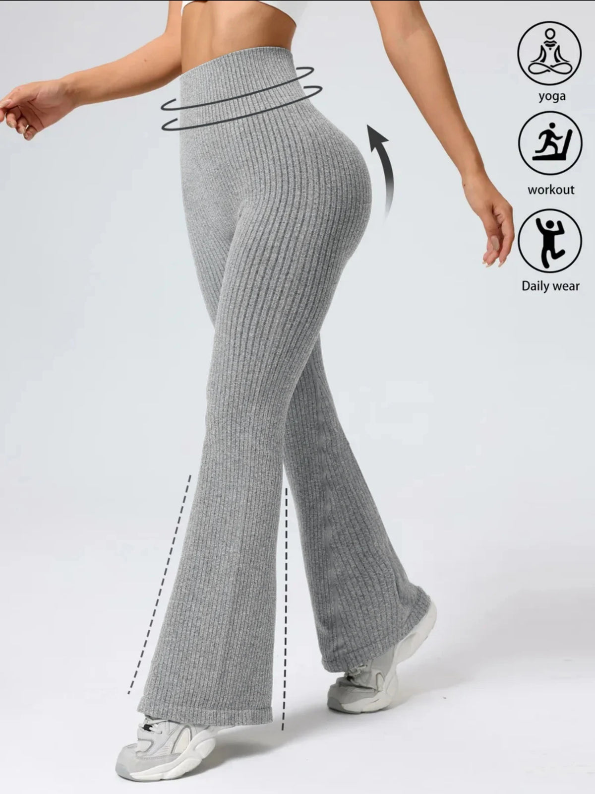 Women’s Ribbed Sculpt Flare Pants