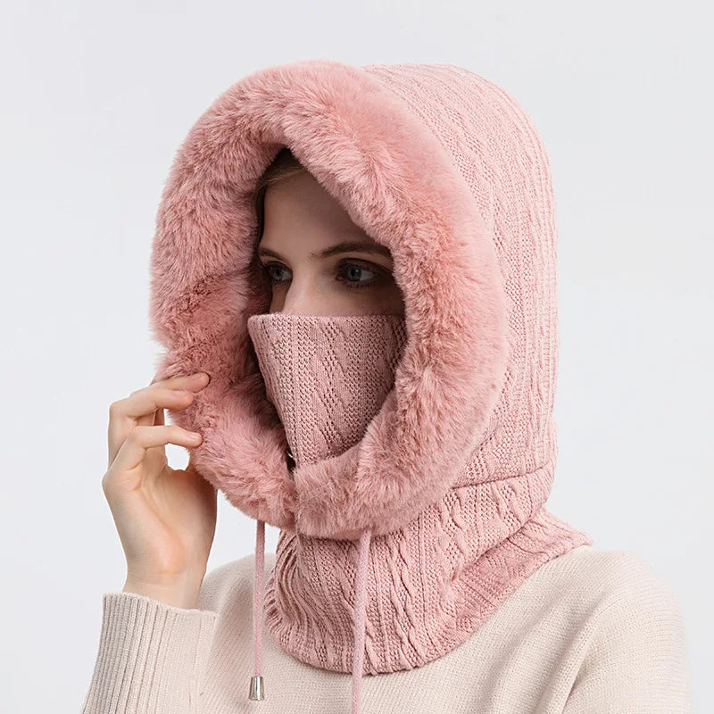 Luxe Fur Knit Hood
