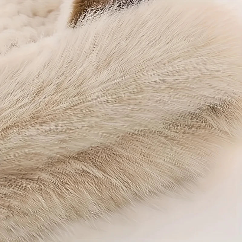 Luxe Furry Cat Hood
