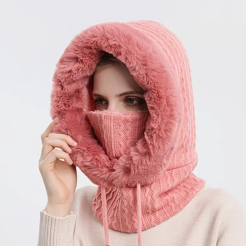 Luxe Fur Knit Hood