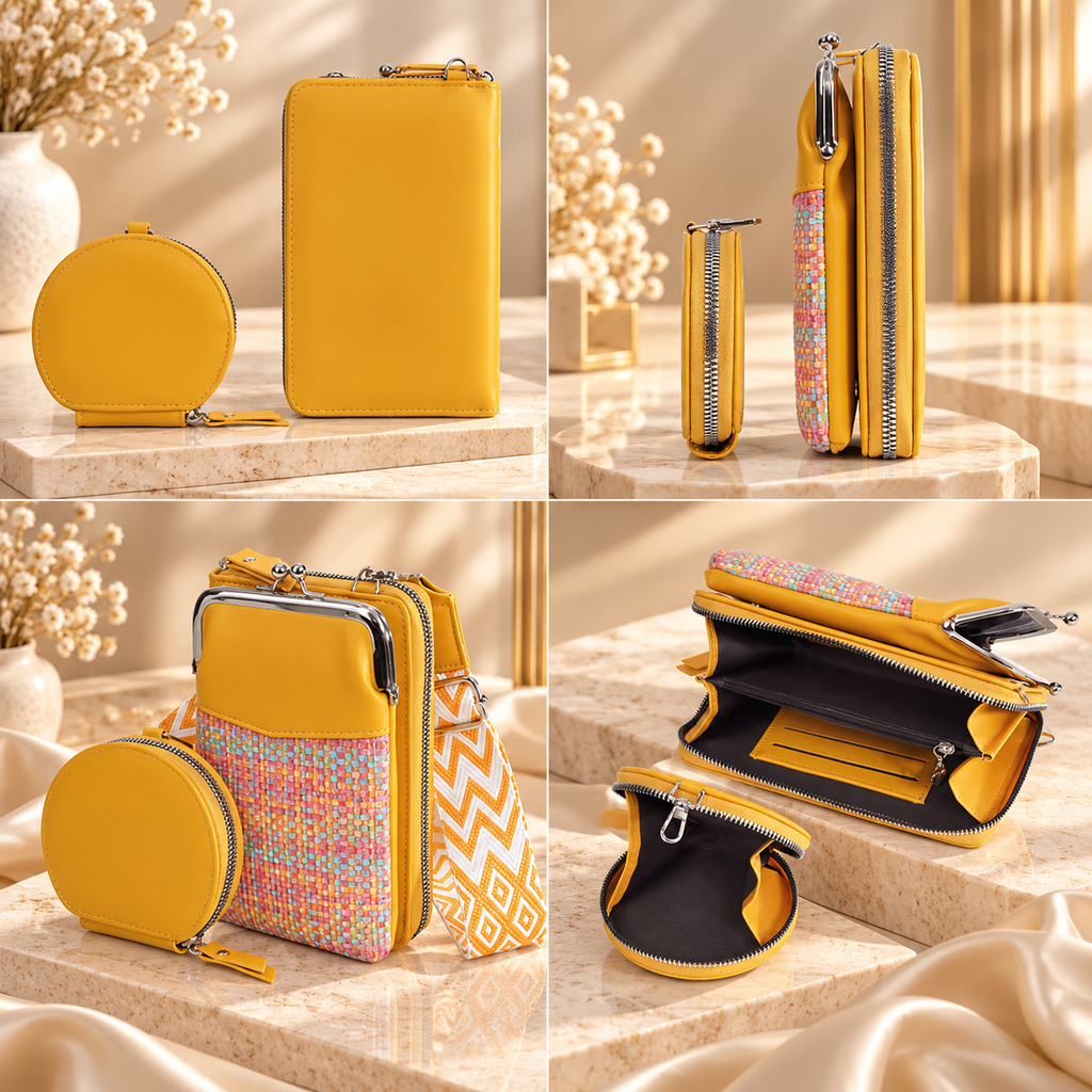 Luxe Crossbody Phone Wallet