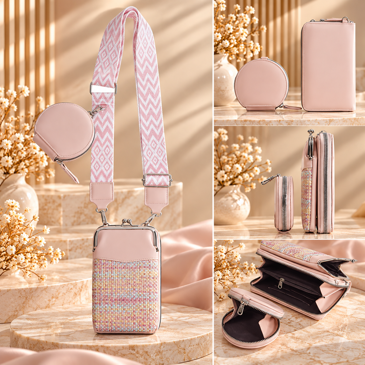 Luxe Crossbody Phone Wallet