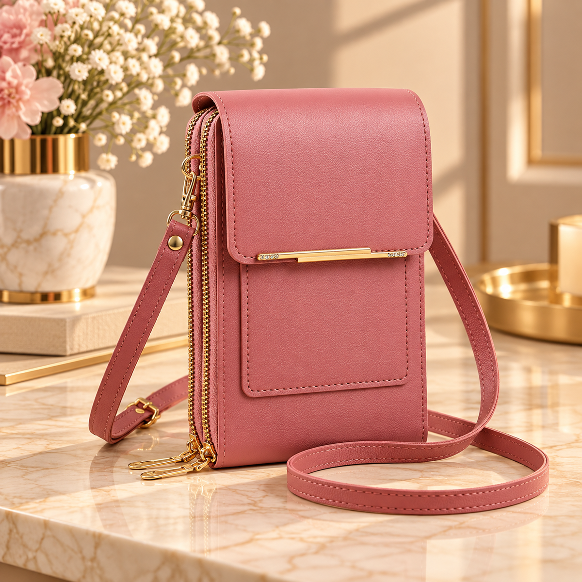 Touchscreen Crossbody Phone Wallet