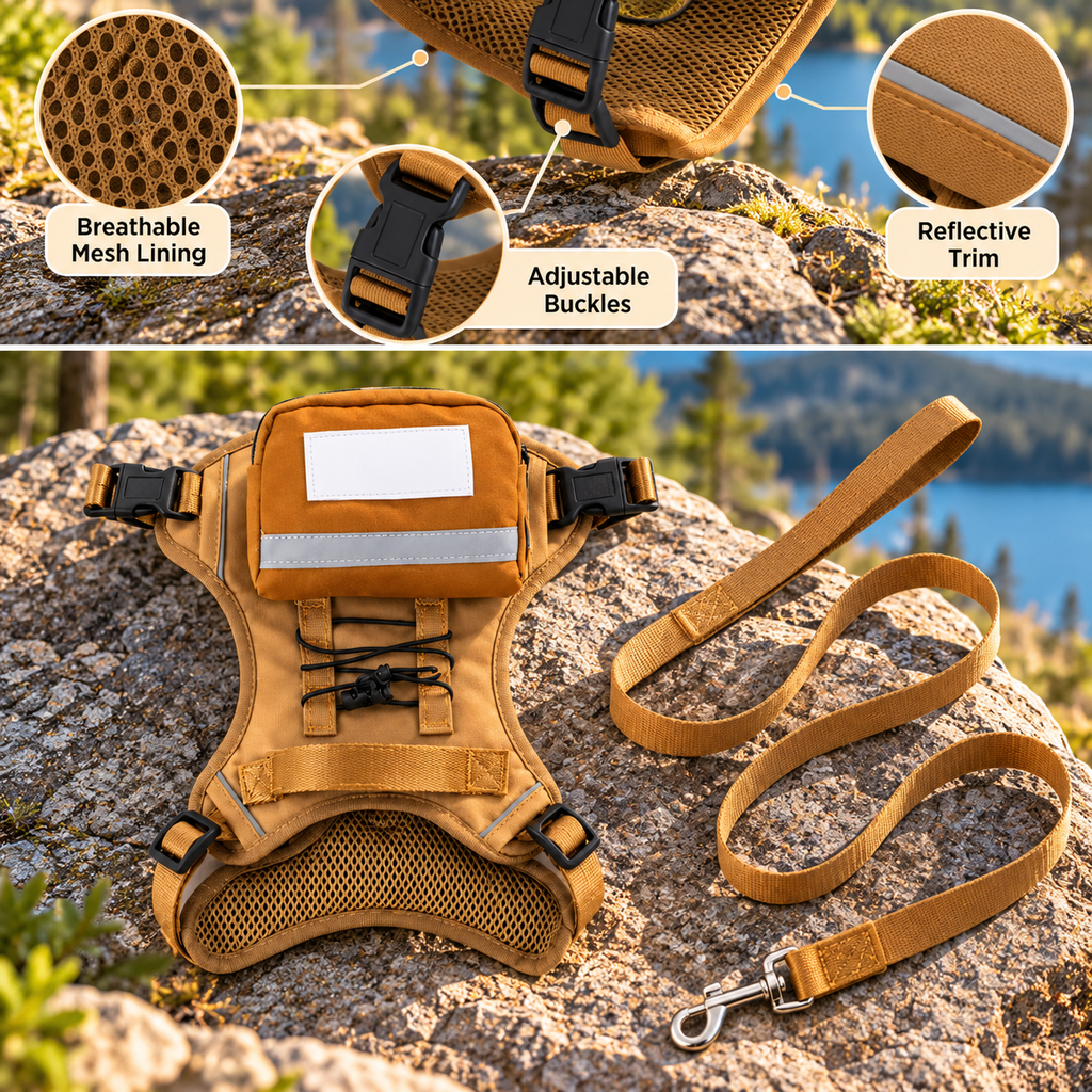AdventureGuard Dog Harness & Backpack